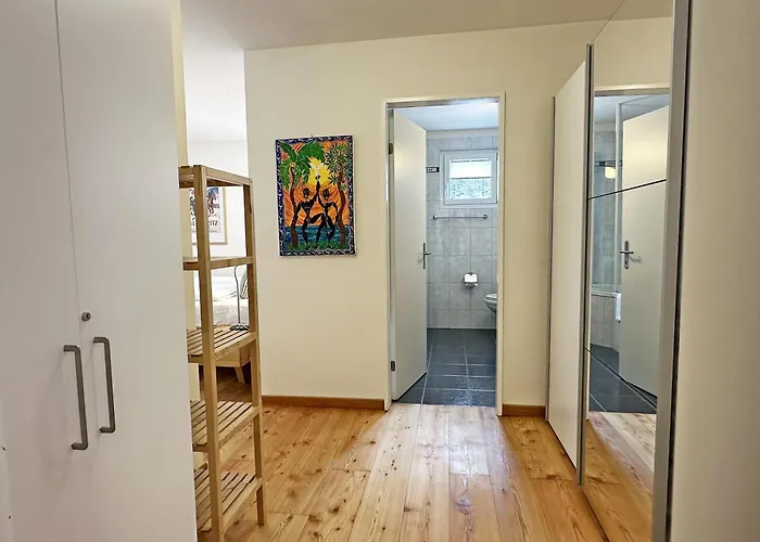 Su48 - Echtholz, 110m2, Sport, Erholung, Mit Garage アパート *